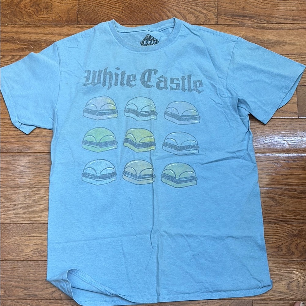 White Castle Blue Graphic T-Shirt